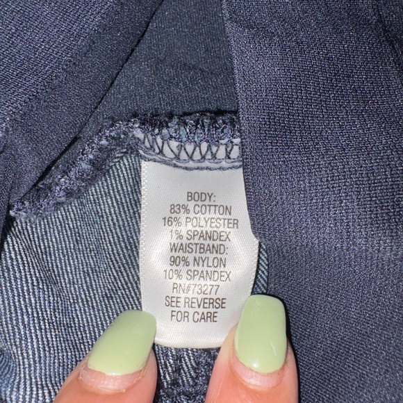 Women's Blue Maternity Jeans - Picture 6 of 6